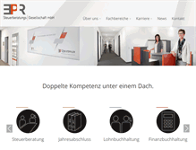 Tablet Screenshot of epr-gmbh.com